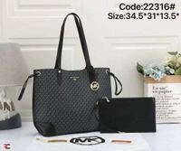 *MICHAEL KORS* *EDITH LARGE MONOGRAM TOTE BAG* *12A QUALITY* *WITH BRANDED DUSTCOVER* _ - Brown, 14*12