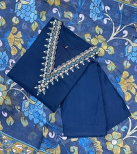 99 Fashion Bazaar Kurti Set with Dupatta in Viscose Chanderi Fabric with Embroidery.  - Minsk, M