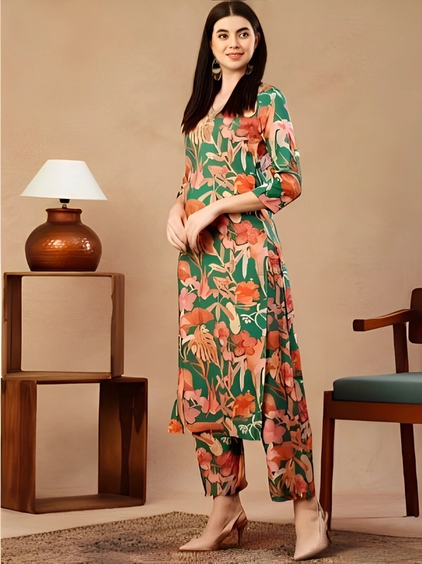 99 Fashion Bazaar  Kurta Set in Pure Cotton Printed Fabric - San Felix, XXL