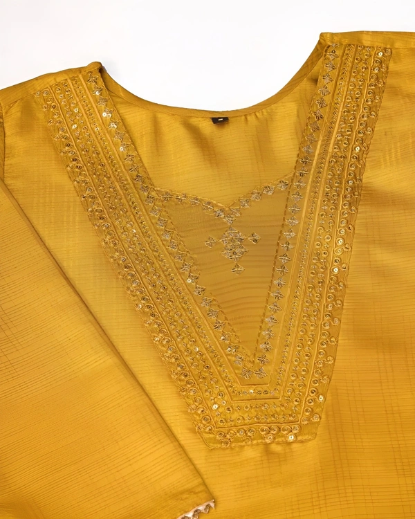 99 Fashion Bazaar Kurta Set with Dupatta in Cotton Fabric  - Web Orange, S