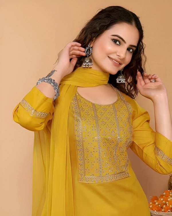 99 Fashion Bazaar  Kurta Set with Dupatta in Pure Soft Cotton Fabric - Corn, L