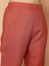 99 Fashion Bazaar  Kurta Set with Dupatta in Pure Soft Cotton Fabric - S, Punch
