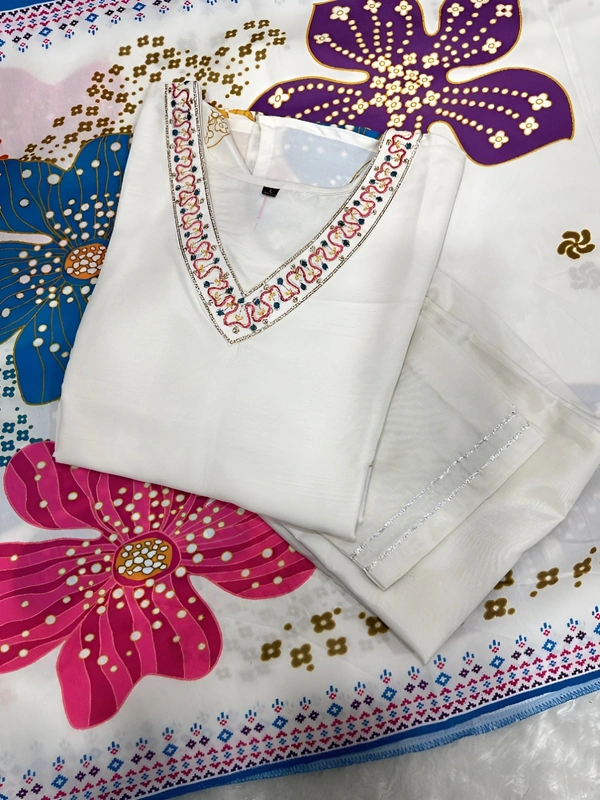99 Fashion Bazaar  Kurti Set with Dupatta in Cotton Blend Fabric - Gallery, XXL