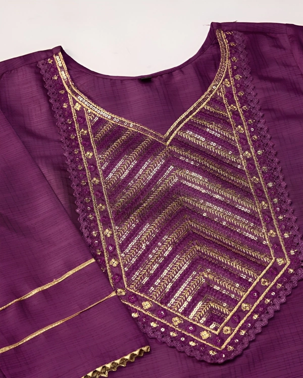 99 Fashion Bazaar Kurta Set with Dupatta in Cotton Fabric  - Cardinal Pink, XL