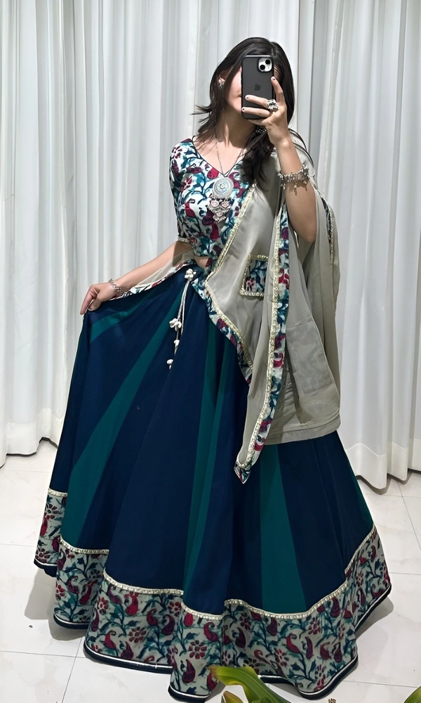 99 Fashion Bazaar Navratri Collection of Lehenga Choli with Dupatta in Pure Rayon Fabric - Gigas, free size