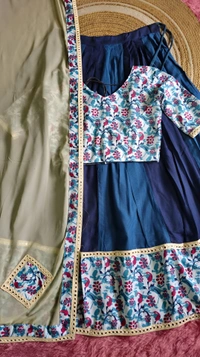 99 Fashion Bazaar Navratri Collection of Lehenga Choli with Dupatta in Pure Rayon Fabric - Gigas, free size