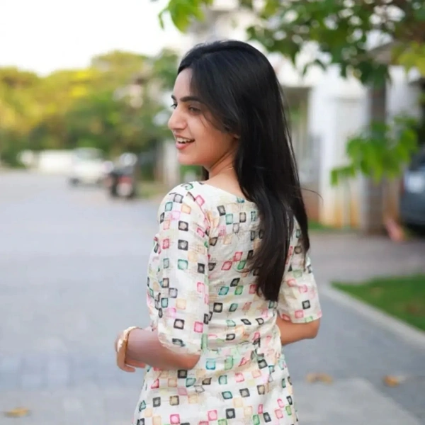 99 Fashion Bazaar Causal Wear Printed Kurti For Daily Wear Use - Wheat, M
