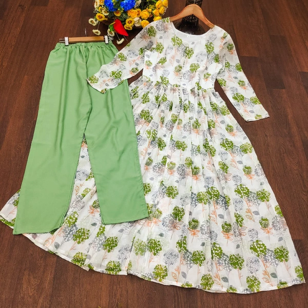 99 Fashion Bazaar Casual Wear Kurti for Office Dressup  - S, Green Smoke