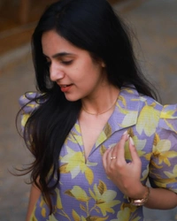 99 Fashion Bazaar Kotta Checks Cotton Printed Kurti with Cotton Bottom - XL