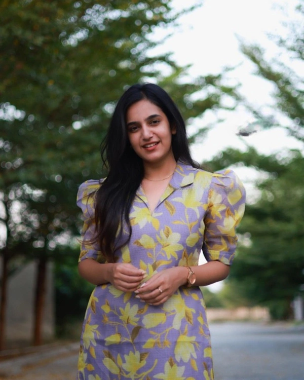 99 Fashion Bazaar Kotta Checks Cotton Printed Kurti with Cotton Bottom - XL