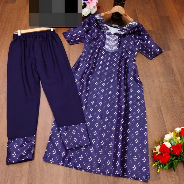 99 Fashion Bazaar Kurti Set in Beautiful Prints - Lucky Point, M