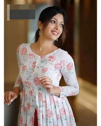 99 Fashion Bazaar Casual Wear Kurti for Office Dressup  - M, Red Orange