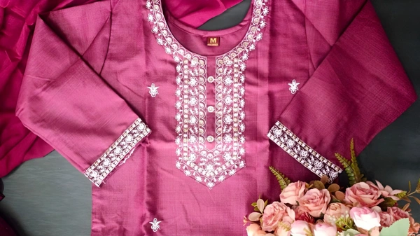 99 Fashion Bazaar Kurta Set with Dupatta in Cotton Fabric - Clairvoyant, XXL