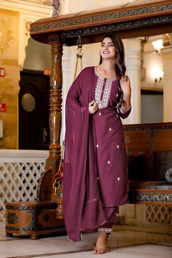 99 Fashion Bazaar Kurta Set with Dupatta in Cotton Fabric - Clairvoyant, XXL