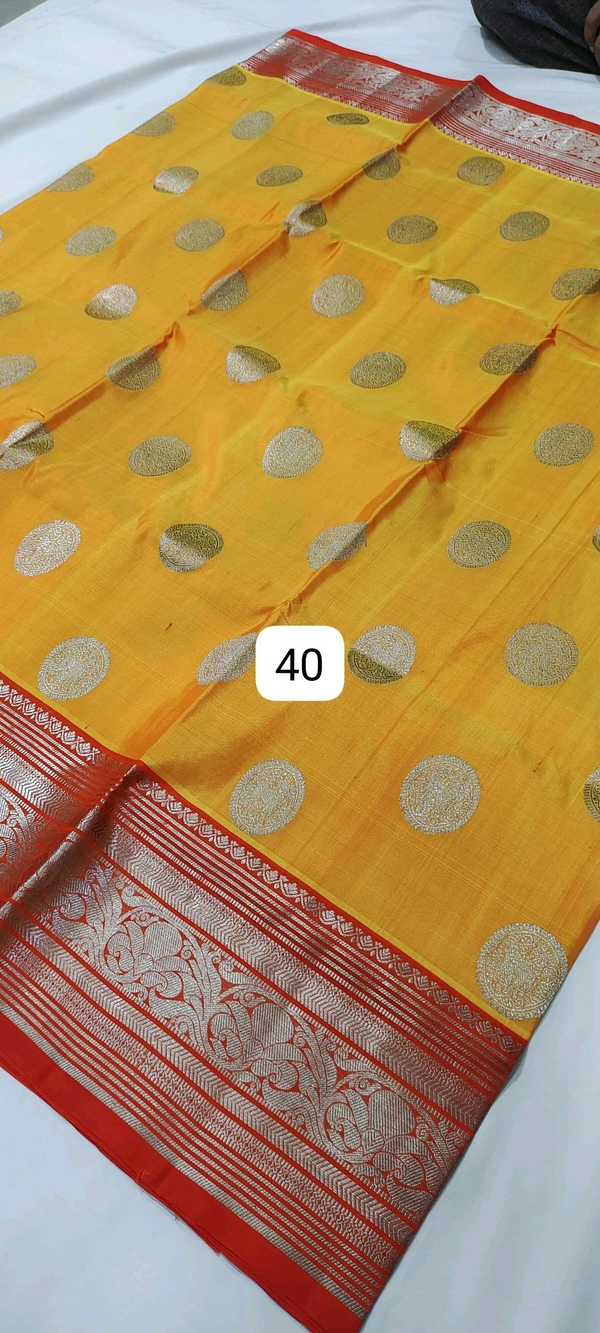 Venkatagiri Sarees 40 -  Venkatagiri Handloom Pure Small Border Pattu Saree