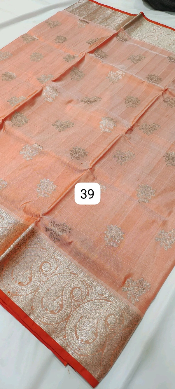 Venkatagiri Sarees 39 -  Venkatagiri Handloom Pure Small Border Pattu Saree