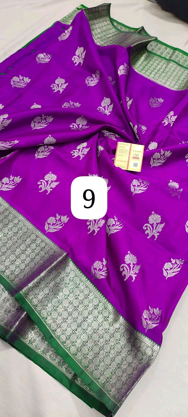 09 -  Venkatagiri Handloom Pure Small Border Pattu Saree