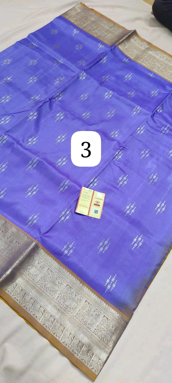 03 -  Venkatagiri Handloom Pure Small Border Pattu Saree