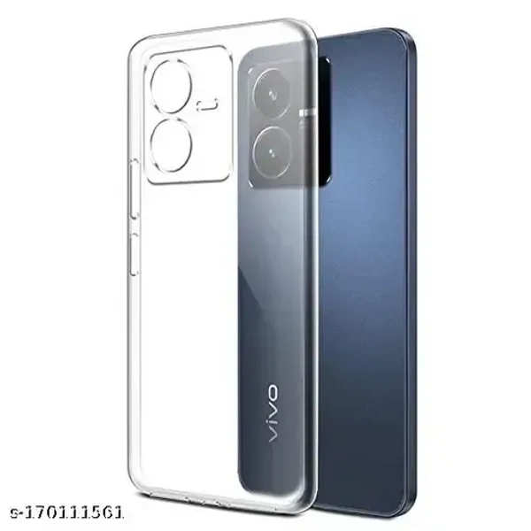 VIVO First Choice Store Transparent Back Cover For Vivo Y22 - FREE, White