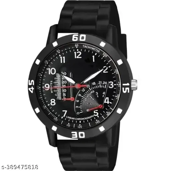  Men and Boy Watch - black