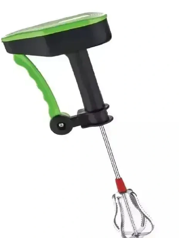 Power Free Manual Hand Blender and Beater for Kitchen with High Speed operation Whipper for Curd, Egg & Cream Beater, Milkshake, Lassi, Butter Milk Mixer Beater for Cakes Hand Blender 0 W Stand Mixer None Electric Blender Black - FREE, WHITE