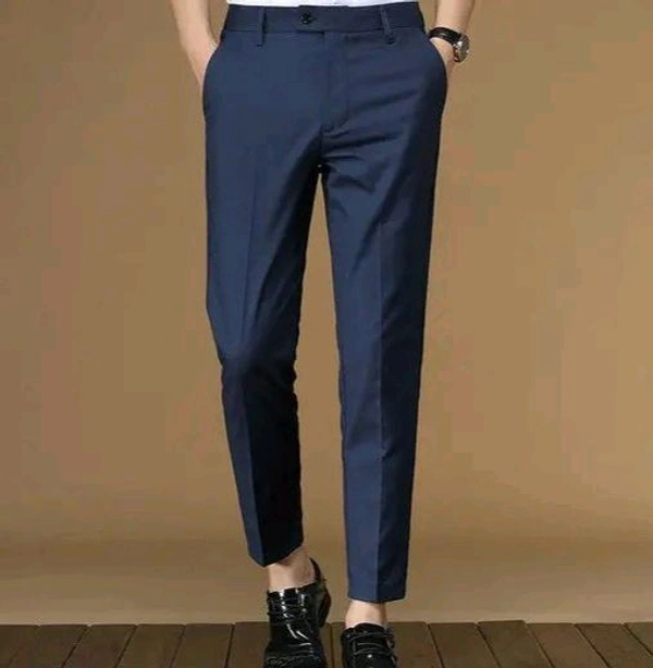 Formal Paint Navy blue casual trouser - Dark Blue, M