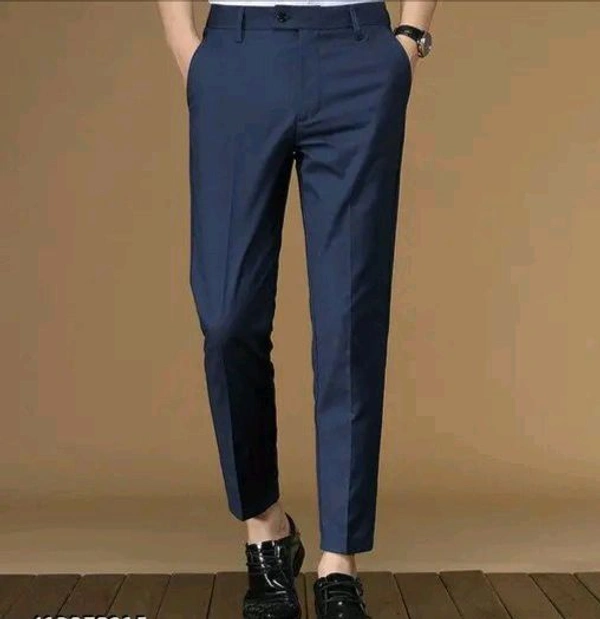 Formal Paint Navy blue casual trouser - Dark Blue, M