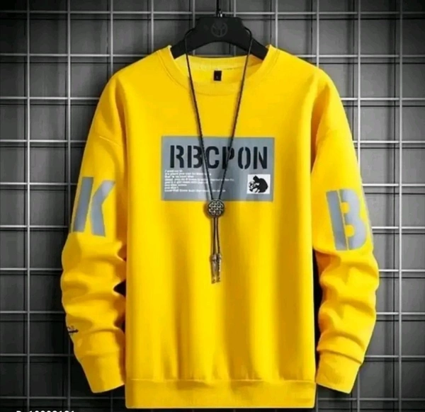Men'S Casual Wear Comfortable Fit - Yellow, XL
