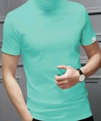 Cottan T- Shirt  - Blue, XXL