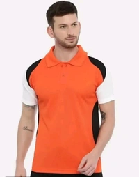 Polo T-shirt - Web Orange, M