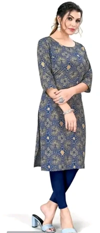 Bandhani design sleevless Kurti - M, Web Orange