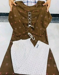 Kurti Palajo Combo - XL, White