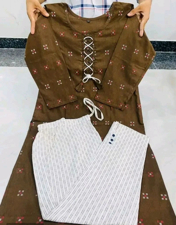 Kurti Palajo Combo - XL, White