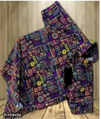 Men Regular Printed Shirt - L, Black