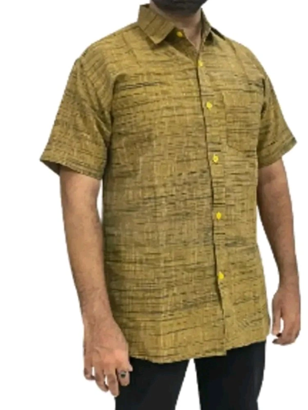 Cottan Casual Shirt  - L, Black
