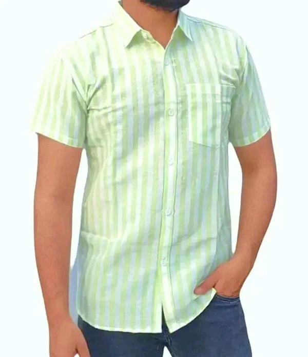 Cottan Casual Shirt  - XL, Yellow