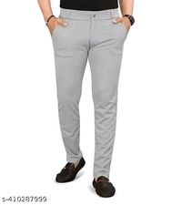 Cottan Blend  Regular fit formal trousers Paints - Black, M