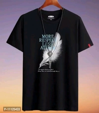 Cotton T Shirt  MENS COTTON PRINTED T-SHIRTS - L, White