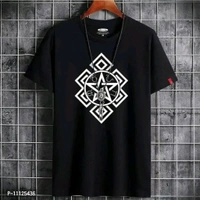 Cotton T Shirt  MENS COTTON PRINTED T-SHIRTS - L, Gold
