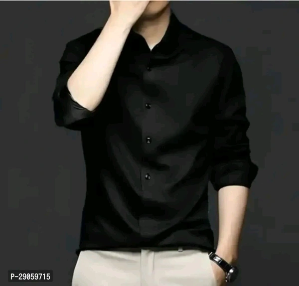 Cotton Shirt for Mens || Plain Solid Full Sleeve Shirt || Regular Fit Plane Casual Shirts for Men.  - XL, Dove Gray