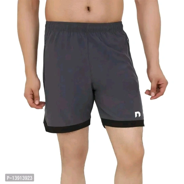  Men's Regular Fit Sports Shorts  - XXL, Black