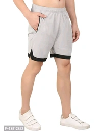  Men's Regular Fit Sports Shorts  - XXL, Black