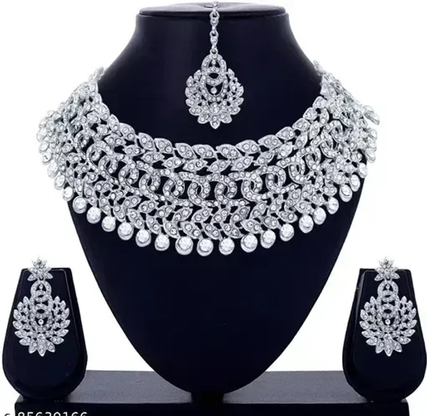 Jewellery Set White Austrian Diamond  - FREE, White