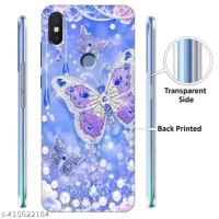 Redmi Y2 , Mi Redmi Y2 Caver Soft Silicon TPU Printed Back Cover by - blue