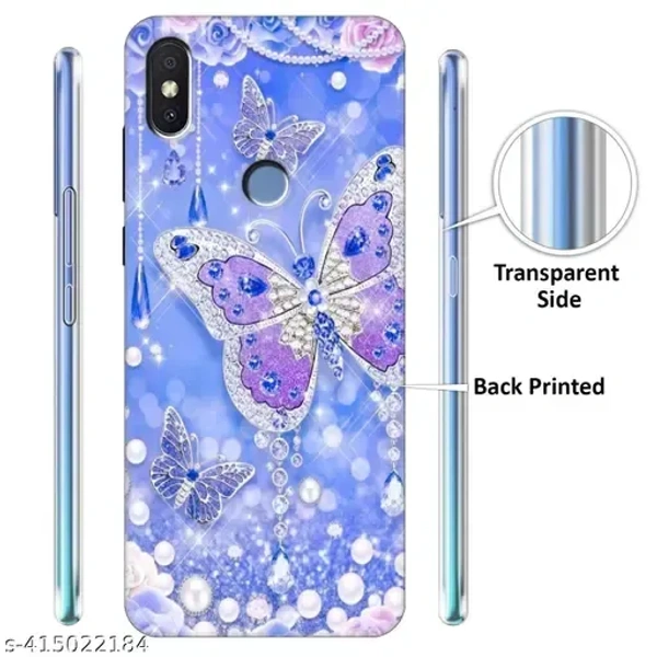 Redmi Y2 , Mi Redmi Y2 Caver Soft Silicon TPU Printed Back Cover by - blue