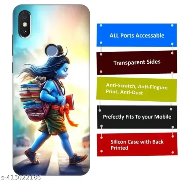 Redmi Y2 , Mi Redmi Y2 Caver Soft Silicon TPU Printed Back Cover by 