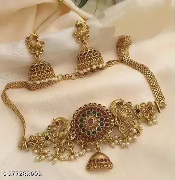 Choker Necklace/Jwewllery Set - Yellow, FREE
