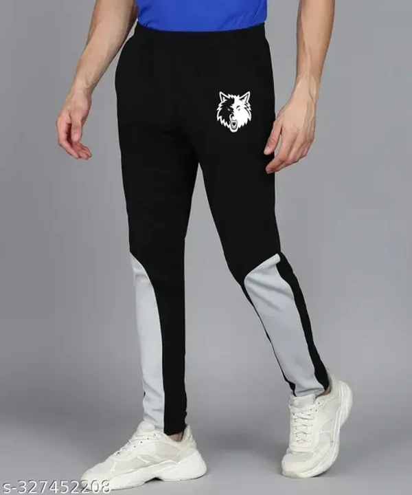 cottan &4 way lower for men and lower for men sports and track pants for men 'S - m, blue, black, L, Black