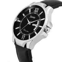 Black Day And Date Analog Watch - For Men - Black, FREE