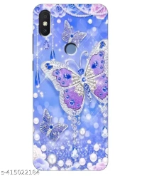 Redmi Y2 , Mi Redmi Y2 Caver Soft Silicon TPU Printed Back Cover by - blue